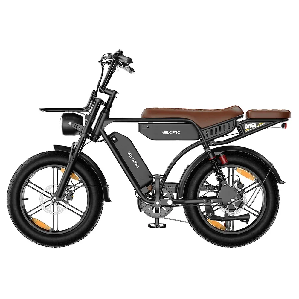 VELOPRO M9 fat bike elettrica retrò biammortizzata image 6