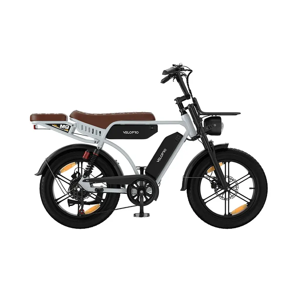 VELOPRO M9 fat bike elettrica retrò biammortizzata image 13