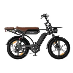 VELOPRO M9 fat bike elettrica retrò biammortizzata